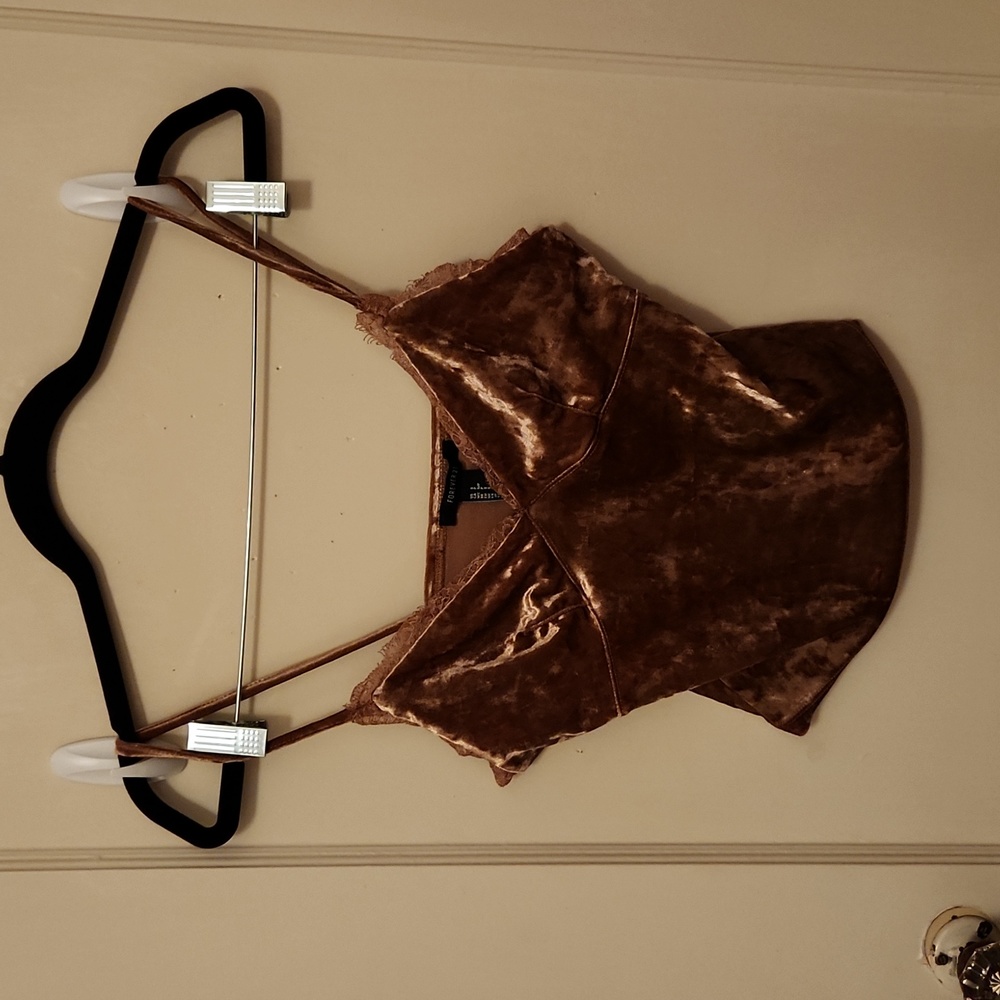 Dainty Forever 21 Velvet Top
